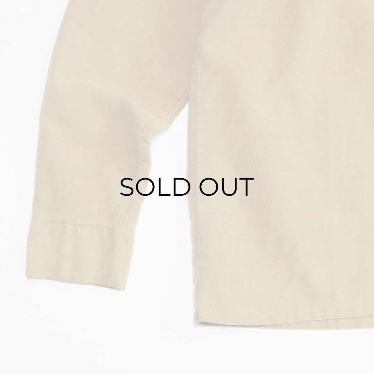 画像4: 50's Sportswear COTTON MOLESKIN LACE-UP PULLOVER BOX SHIRT (4)