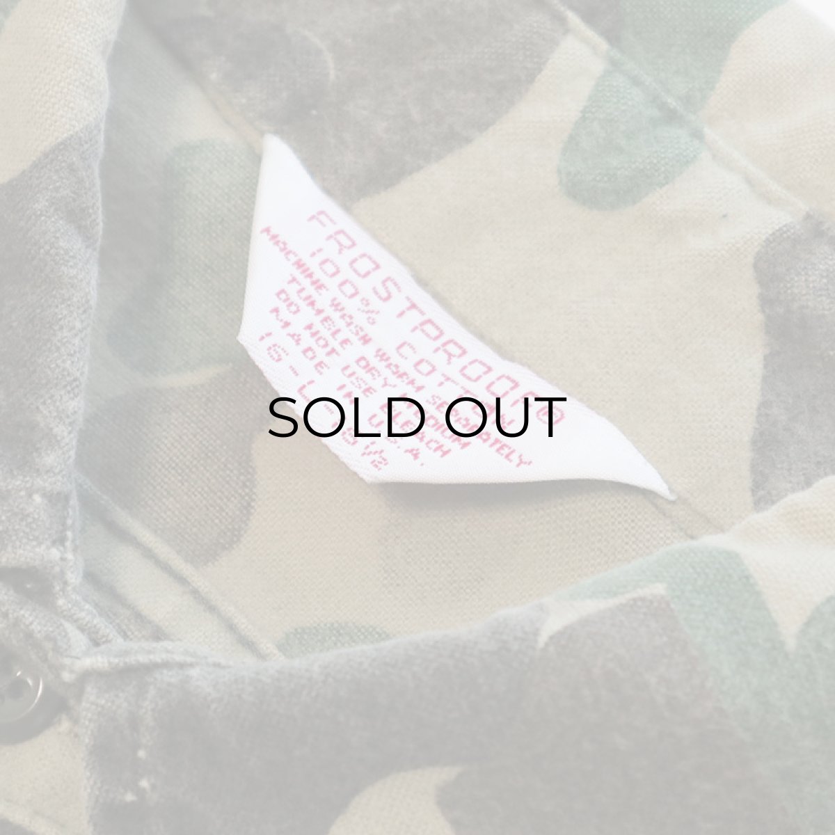 画像6: 80's FROSTPROOF COTTON PRINT DUCK HUNTER CAMOUFLAGE FLANNEL SHIRT (6)