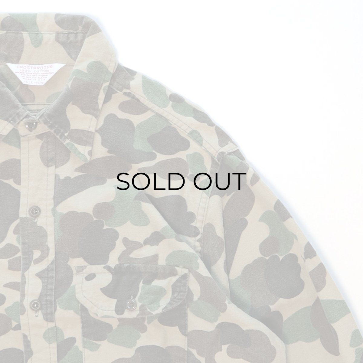 画像3: 80's FROSTPROOF COTTON PRINT DUCK HUNTER CAMOUFLAGE FLANNEL SHIRT (3)