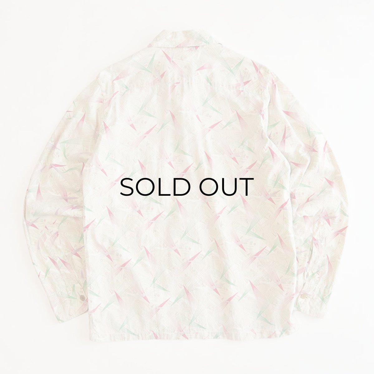 画像2: 〜50's Beau Brummel COTTON ALL OVER PATTERN BOX SHIRT (2)