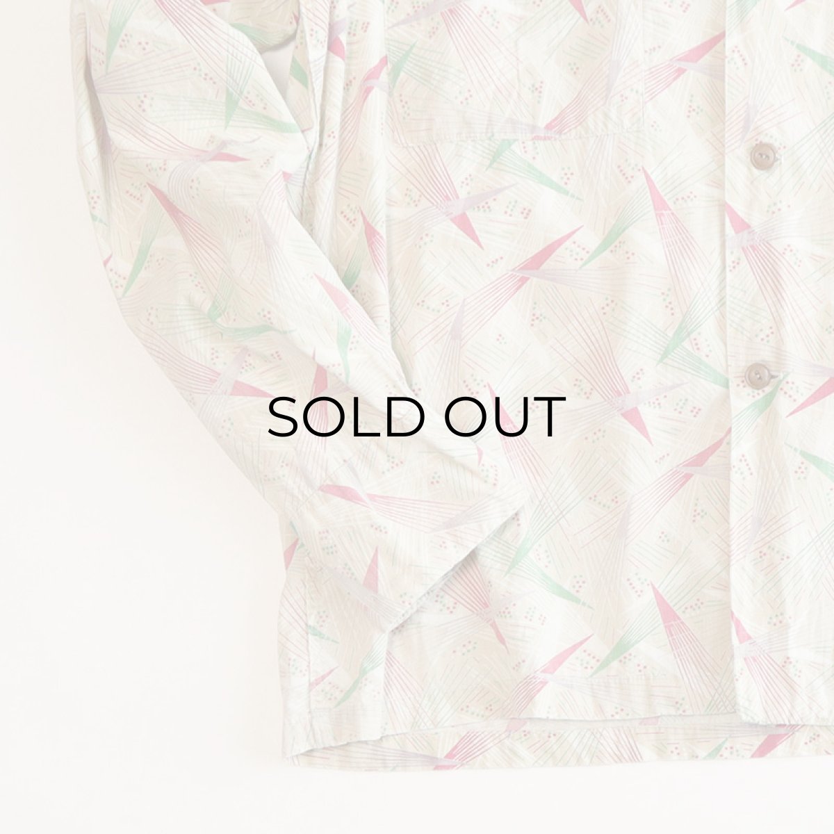 画像5: 〜50's Beau Brummel COTTON ALL OVER PATTERN BOX SHIRT (5)