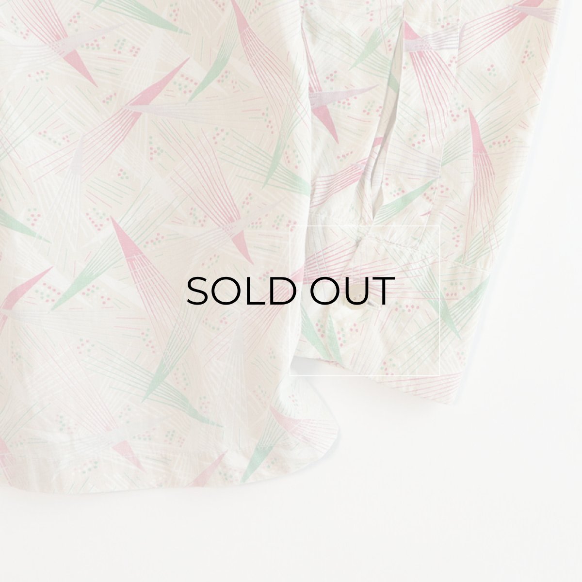 画像7: 〜50's Beau Brummel COTTON ALL OVER PATTERN BOX SHIRT (7)