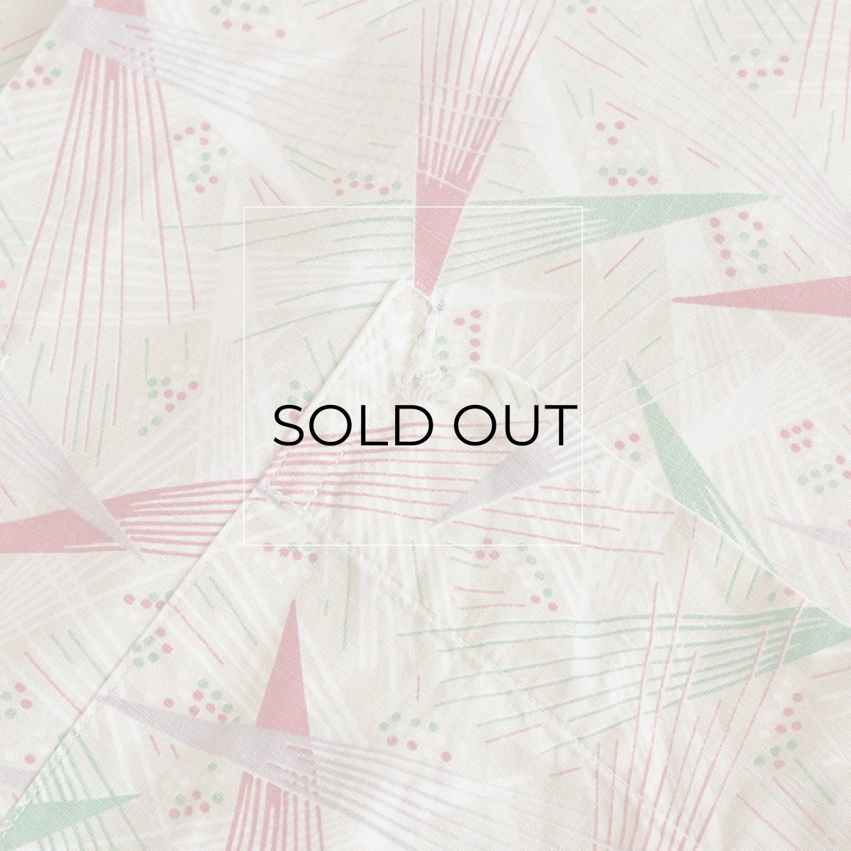 画像9: 〜50's Beau Brummel COTTON ALL OVER PATTERN BOX SHIRT (9)