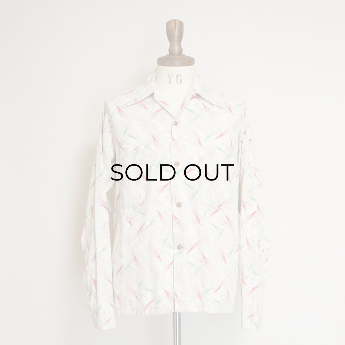 画像10: 〜50's Beau Brummel COTTON ALL OVER PATTERN BOX SHIRT (10)