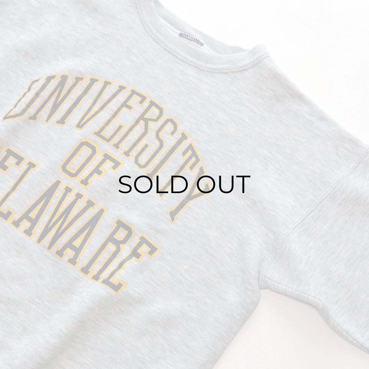 画像3: 80's UNKNOWN BRAND PRINT CREW NECK SWEAT "UNIVERSITY OF DELAWARE" (3)