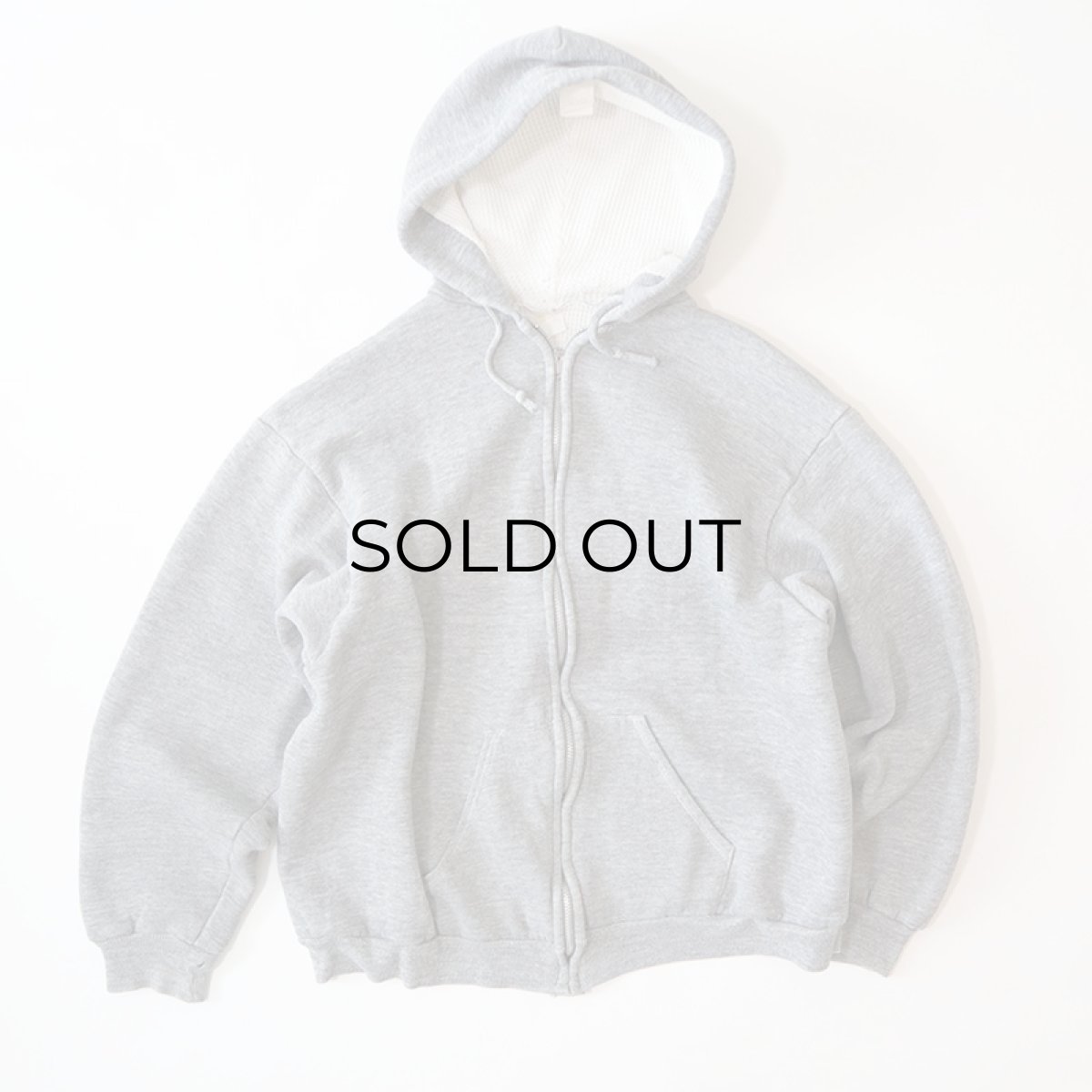 画像2: 70's-80's Sportswear BACK PRINT SWEAT THERMAL LINING ZIP PARKA "KING COVE" (2)