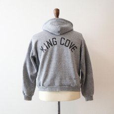 画像13: 70's-80's Sportswear BACK PRINT SWEAT THERMAL LINING ZIP PARKA "KING COVE" (13)