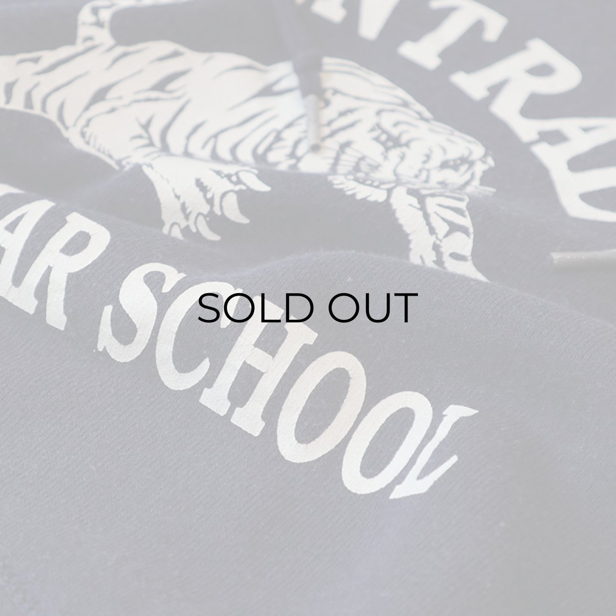 画像6: 80's BASSETT WALKER PRINT SWEAT PULLOVER PARKA "CENTRAL GRAMMAR SCHOOL" (6)