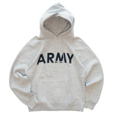 画像1: 90's SOFFE PRINT SWEAT PULLOVER PARKA "ARMY" (1)