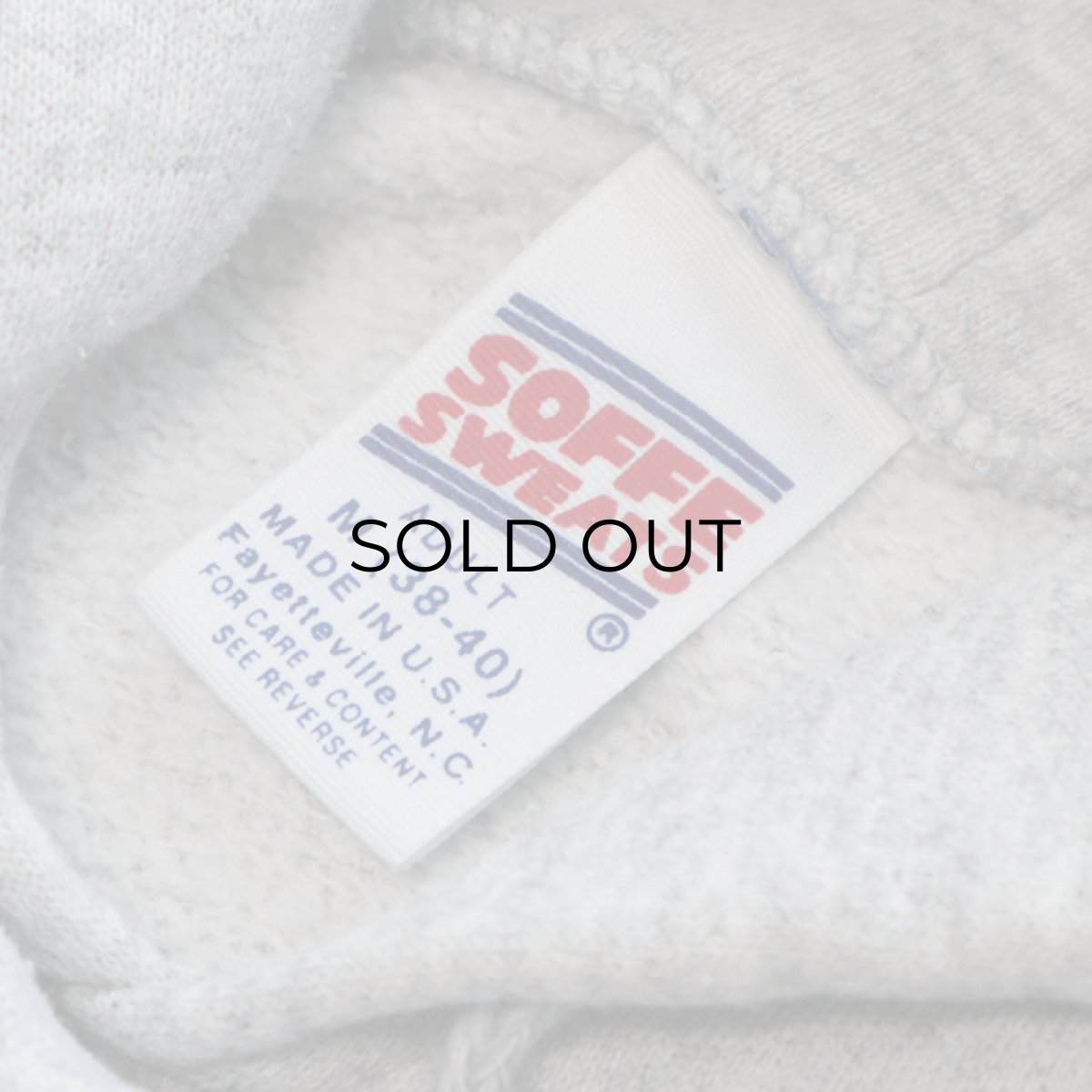 画像6: 90's SOFFE PRINT SWEAT PULLOVER PARKA "ARMY" (6)