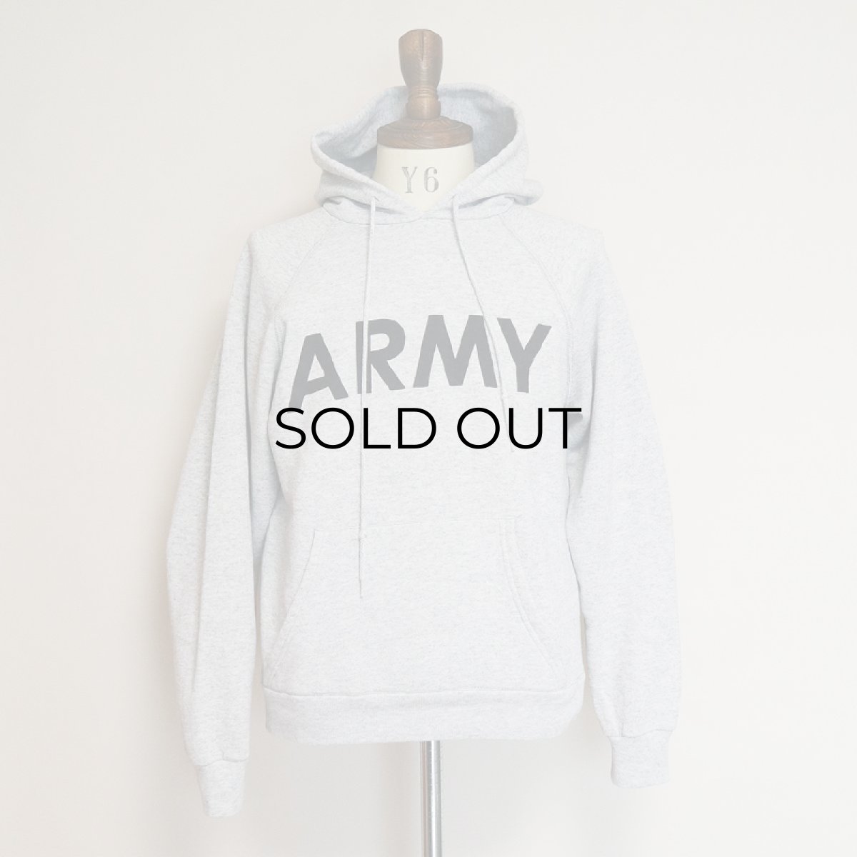 画像8: 90's SOFFE PRINT SWEAT PULLOVER PARKA "ARMY" (8)