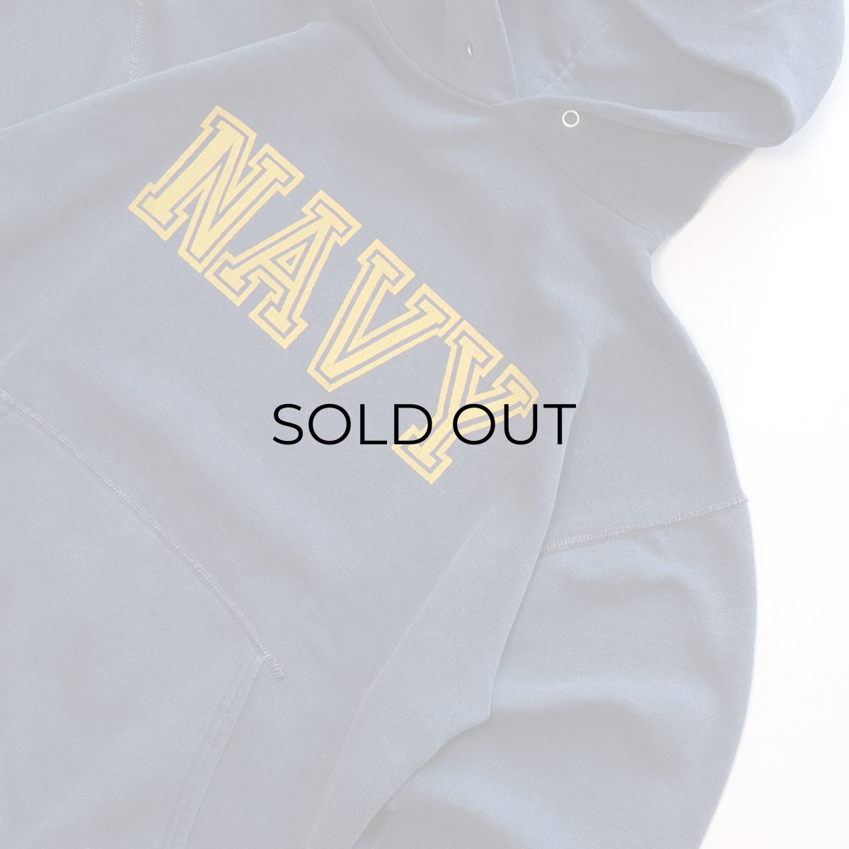 画像3: 〜80's MEDALLION PRINT SWEAT PULLOVER PARKA "NAVY" (3)