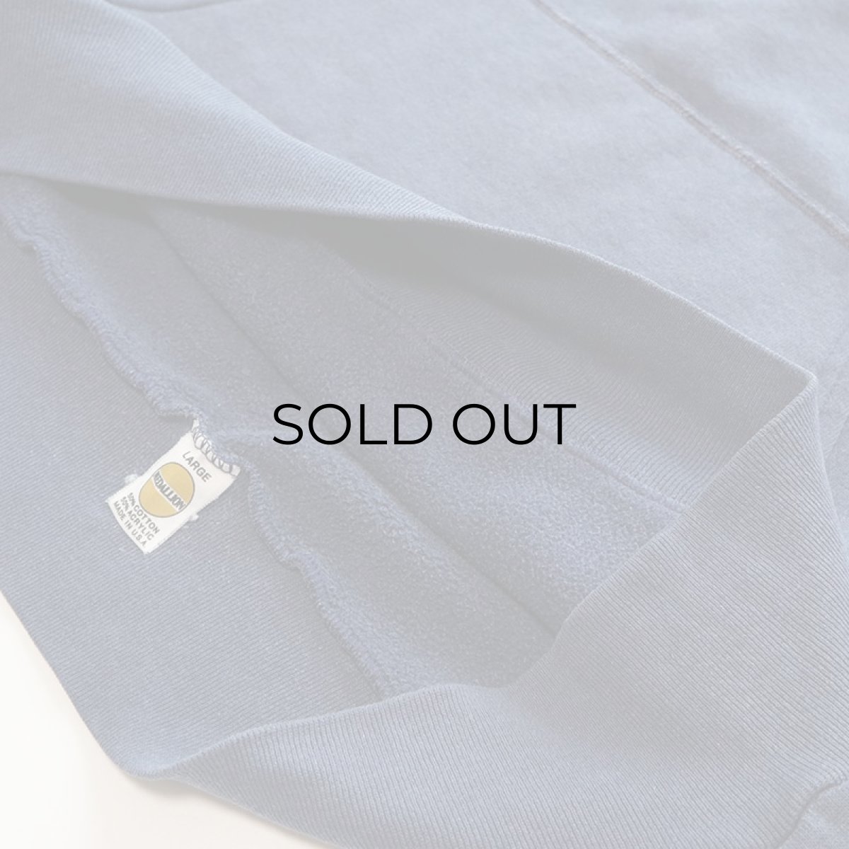 画像6: 〜80's MEDALLION PRINT SWEAT PULLOVER PARKA "NAVY" (6)