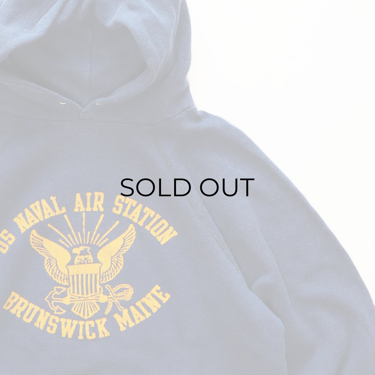 画像3: 80's ARTEX PRINT SWEAT PULLOVER PARKA "US NAVAL AIR STATION" (3)