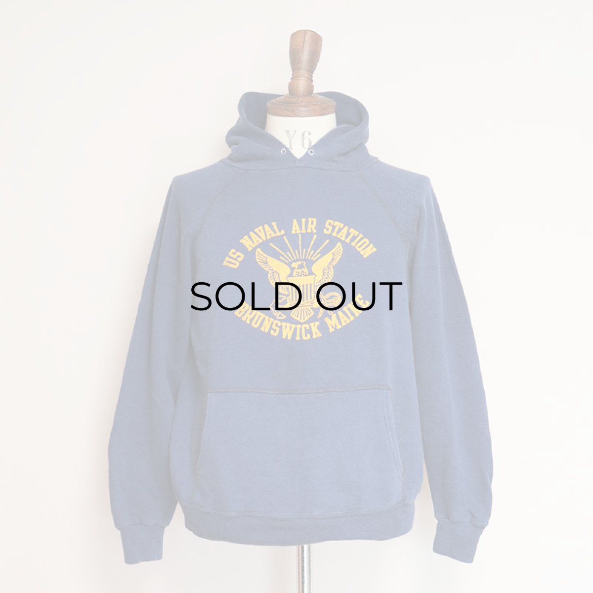 画像7: 80's ARTEX PRINT SWEAT PULLOVER PARKA "US NAVAL AIR STATION" (7)