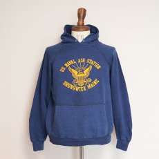 画像7: 80's ARTEX PRINT SWEAT PULLOVER PARKA "US NAVAL AIR STATION" (7)