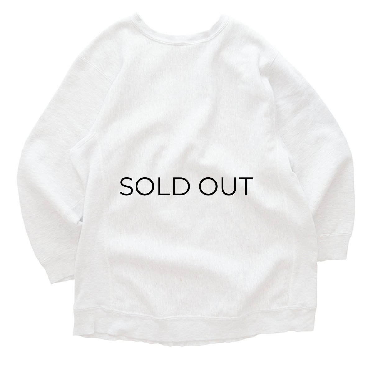 画像2: 80's BASSETT WALKER REVERSE WEAVE style PRINT CREW NECK SWEAT "WSU" (2)