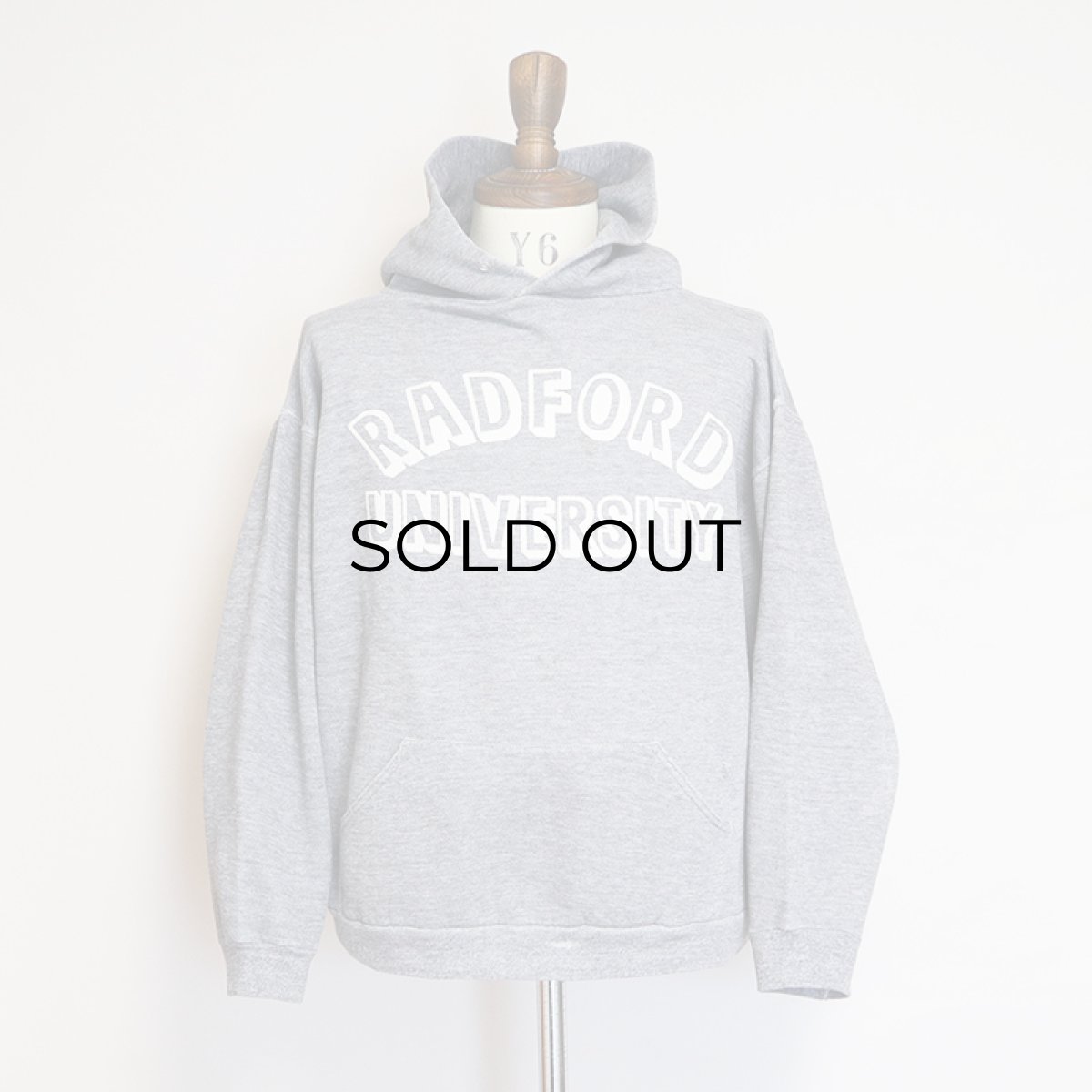 画像10: 70's-80's RUSSELL PRINT SWEAT PULLOVER PARKA "RADFORD UNIVERSITY" (10)