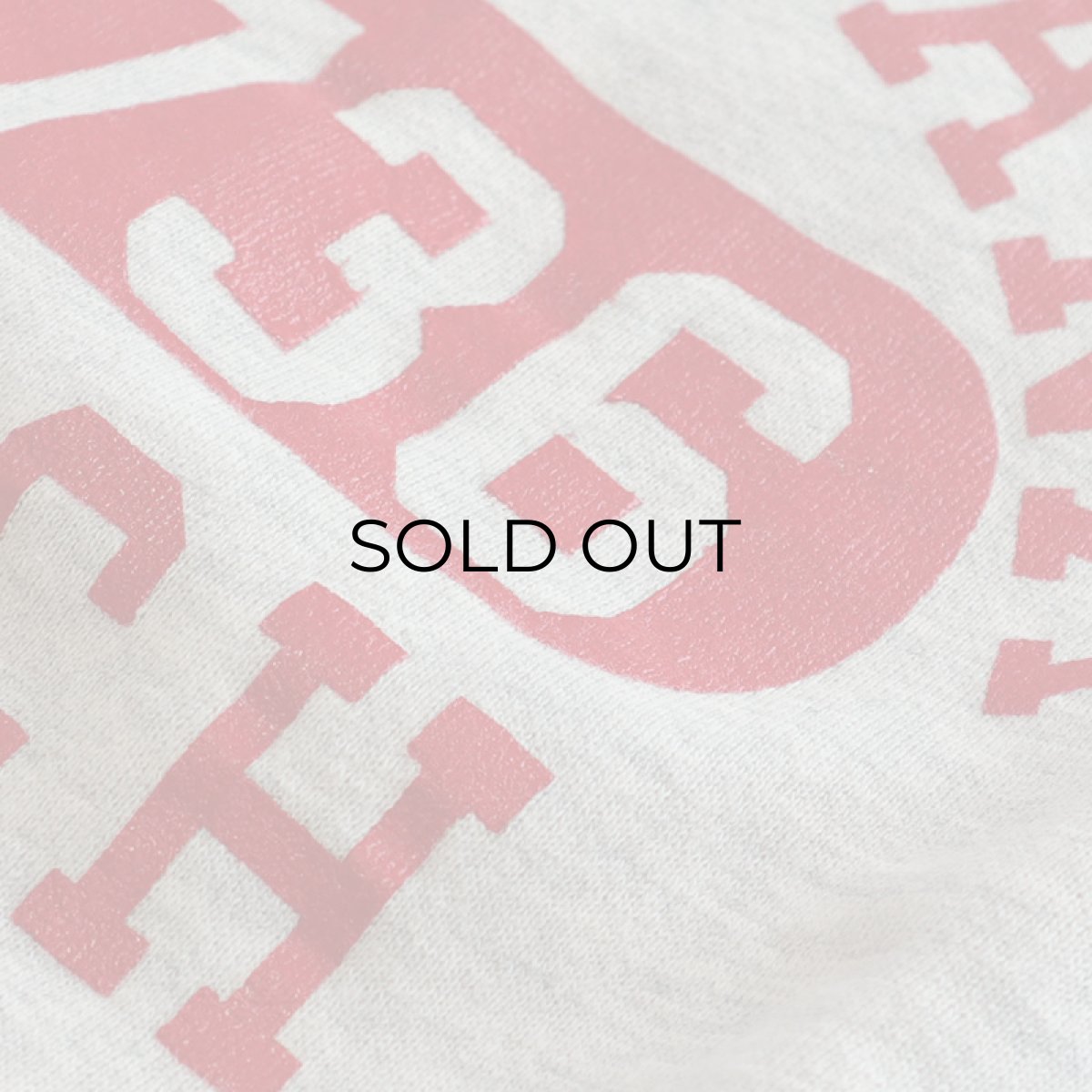 画像5: 60's RUSSELL COTTON PRINT FRONT V CREW NECK SWEAT "LOUISIANA TECK" (5)