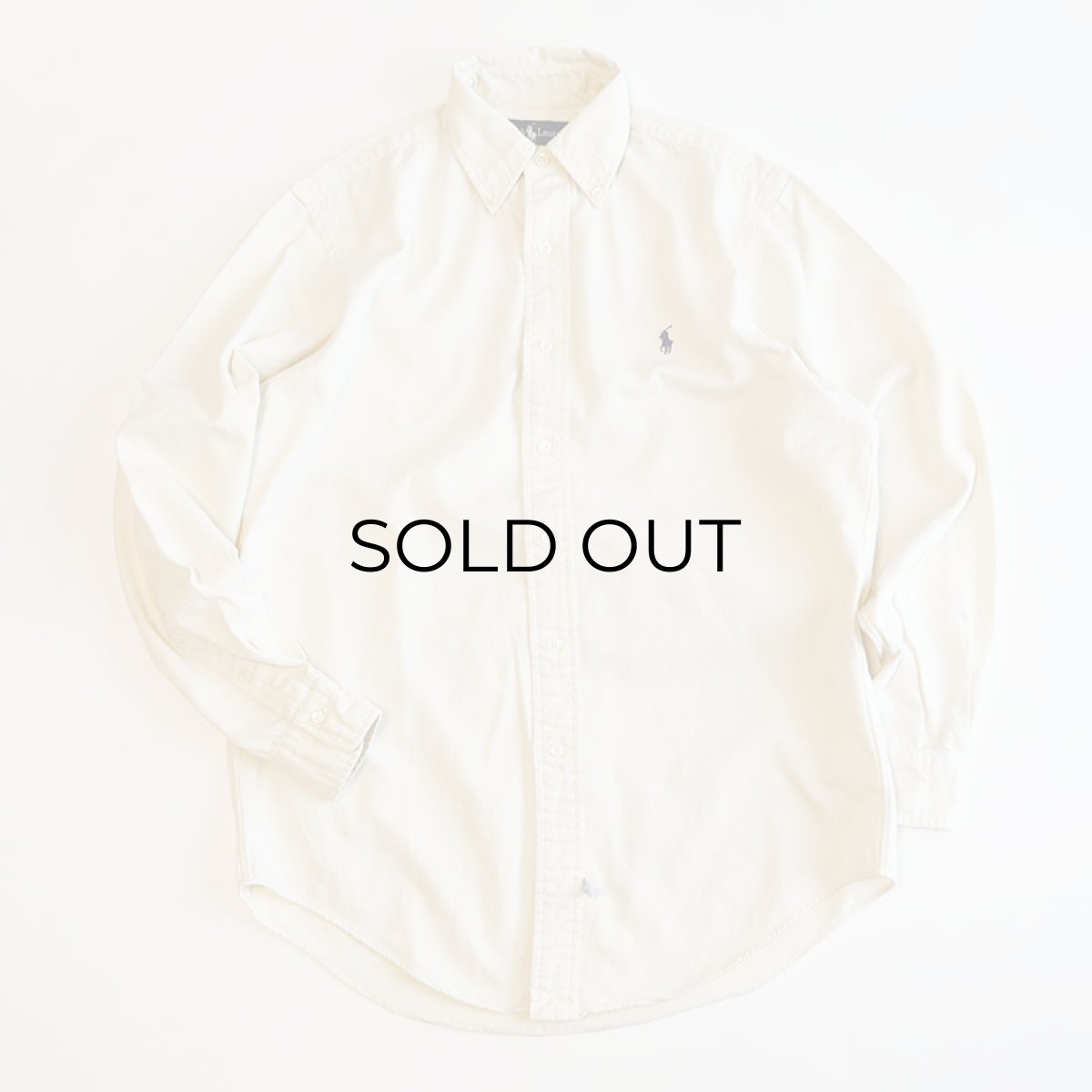 画像1: Ralph Lauren COTTON TWILL B/D SHIRT (1)