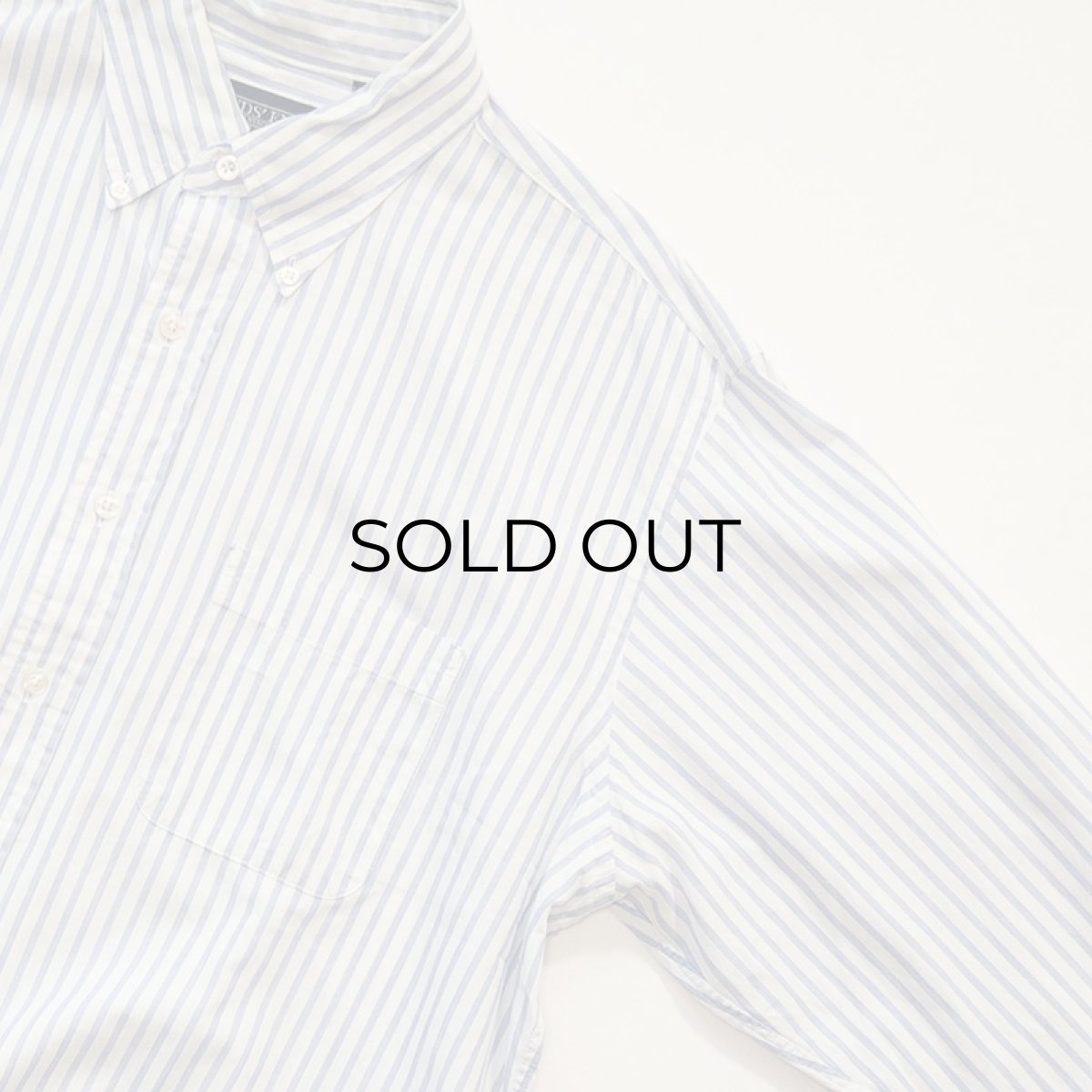 画像3: 〜90's LANDS' END COTTON STRIPE B/D SHIRT "MADE IN USA" (3)