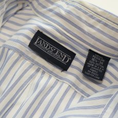 画像5: 〜90's LANDS' END COTTON STRIPE B/D SHIRT "MADE IN USA" (5)