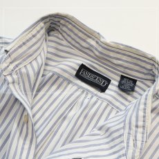 画像7: 〜90's LANDS' END COTTON STRIPE B/D SHIRT "MADE IN USA" (7)