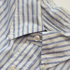 画像9: 〜90's LANDS' END COTTON STRIPE B/D SHIRT "MADE IN USA" (9)