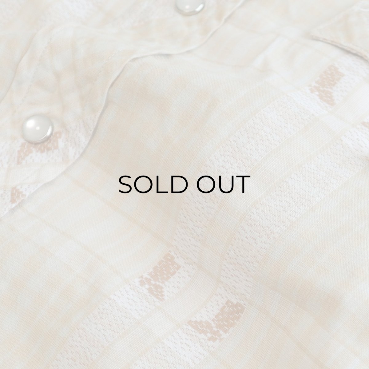 画像7: 60's Tem-Tex COTTON CHECK BOOTS PATTERN WESTERN SHIRT (7)