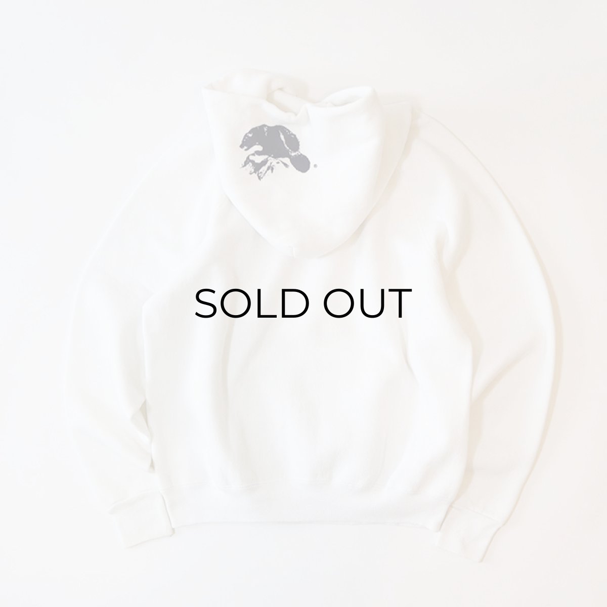 画像2: 〜90's DISCUS PRINT SWEAT PULLOVER PARKA "MICHIGAN" (2)