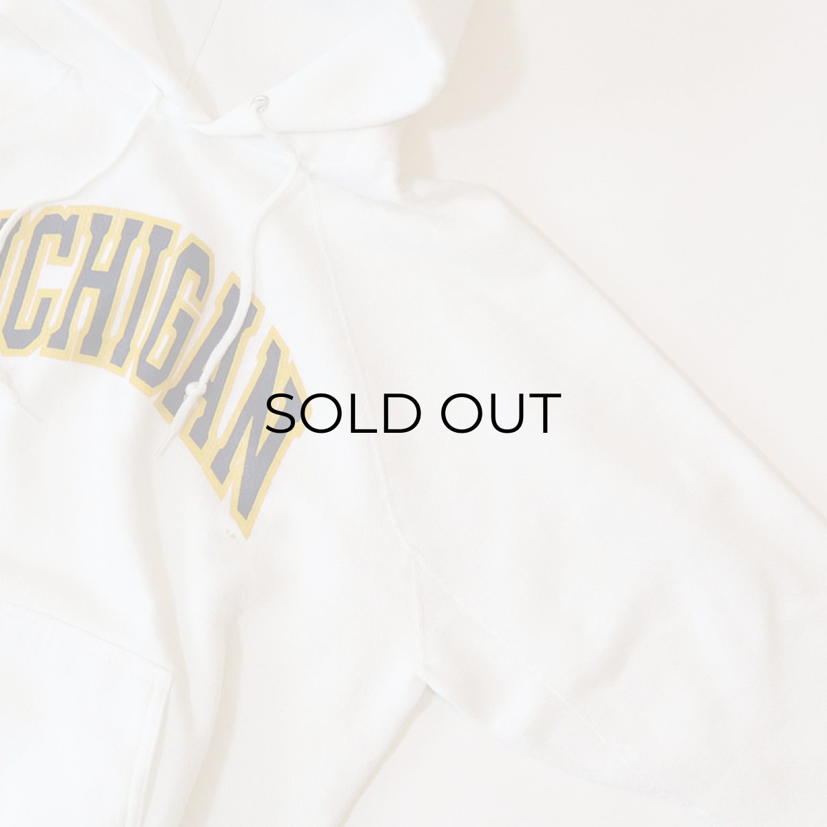 画像3: 〜90's DISCUS PRINT SWEAT PULLOVER PARKA "MICHIGAN" (3)