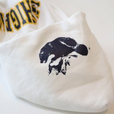 画像7: 〜90's DISCUS PRINT SWEAT PULLOVER PARKA "MICHIGAN" (7)