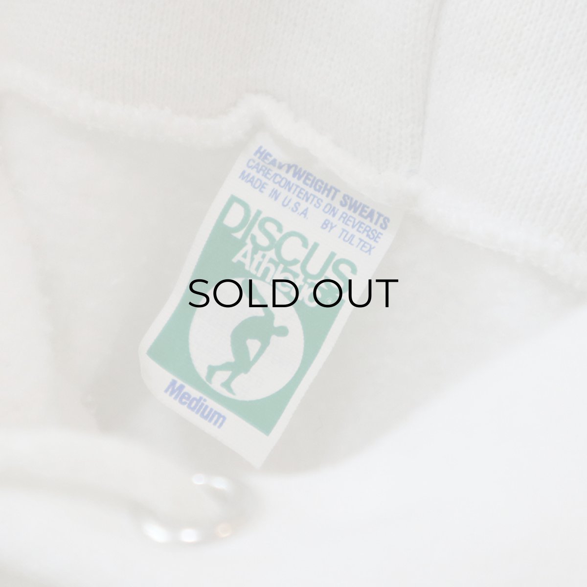 画像8: 〜90's DISCUS PRINT SWEAT PULLOVER PARKA "MICHIGAN" (8)