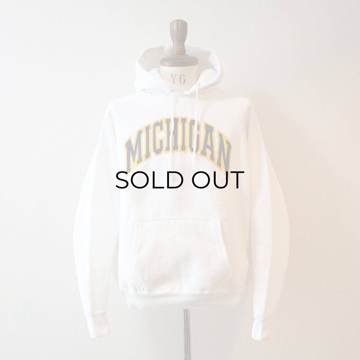 画像10: 〜90's DISCUS PRINT SWEAT PULLOVER PARKA "MICHIGAN" (10)