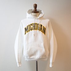 画像10: 〜90's DISCUS PRINT SWEAT PULLOVER PARKA "MICHIGAN" (10)