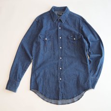 画像1: 〜80's Wrangler 127MW DENIM WESTERN SHIRT (1)