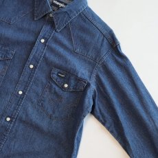 画像3: 〜80's Wrangler 127MW DENIM WESTERN SHIRT (3)