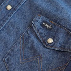 画像6: 〜80's Wrangler 127MW DENIM WESTERN SHIRT (6)