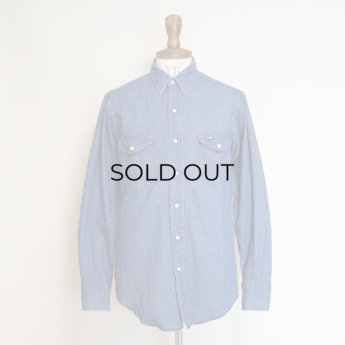 画像7: 〜80's Wrangler 127MW DENIM WESTERN SHIRT (7)