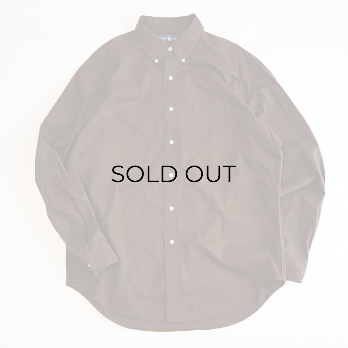 画像1: Ralph Lauren COTTON TWILL B/D SHIRT (1)