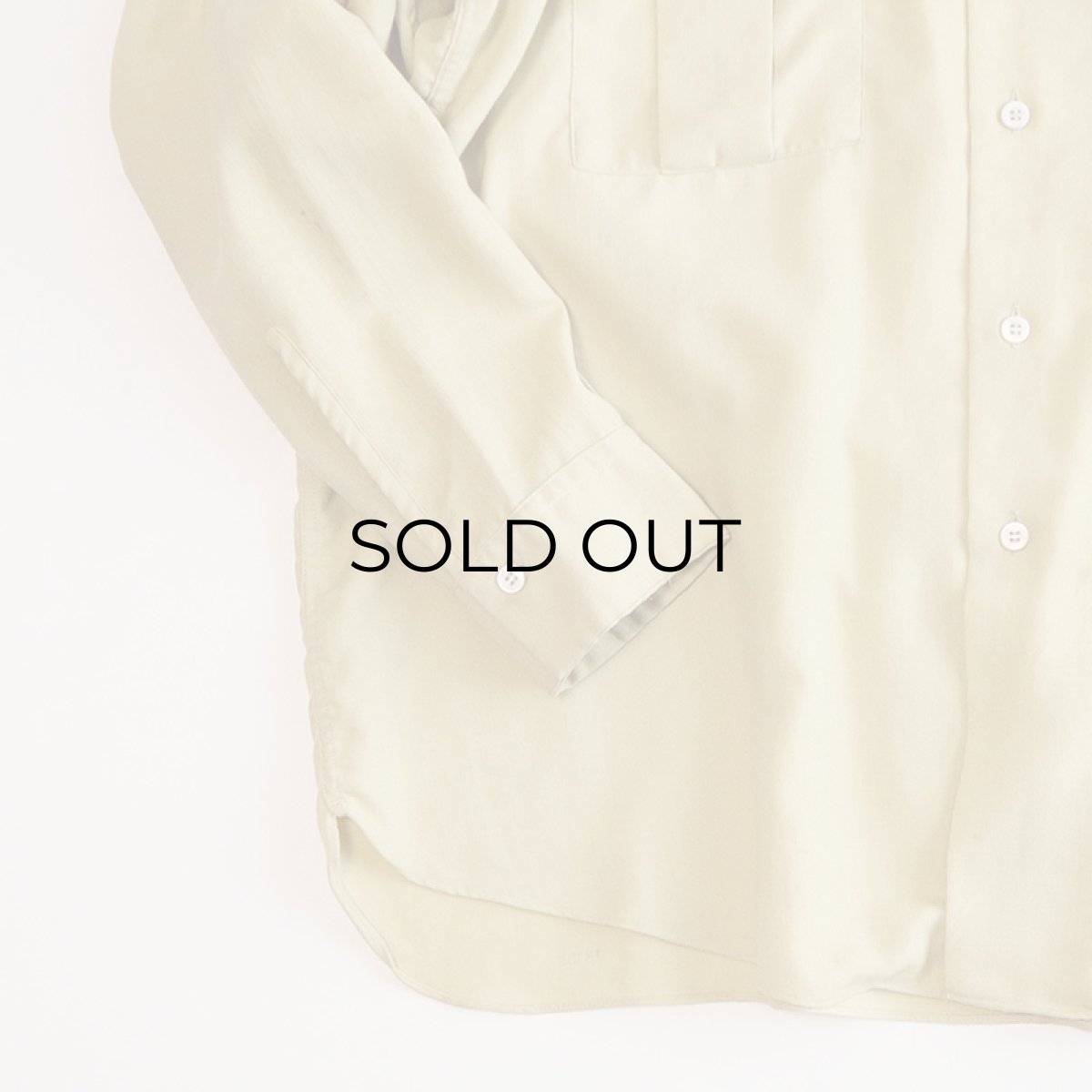 画像4: 〜50's Van Heusen NYLON RAYON GABARDINE OPEN COLLAR SHIRT (4)