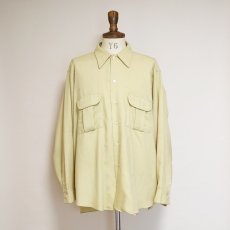 画像12: 〜50's Van Heusen NYLON RAYON GABARDINE OPEN COLLAR SHIRT (12)