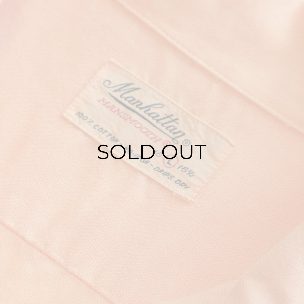 画像5: 60's Manhattan COTTON BOX SHIRT "OVER DYE" (5)