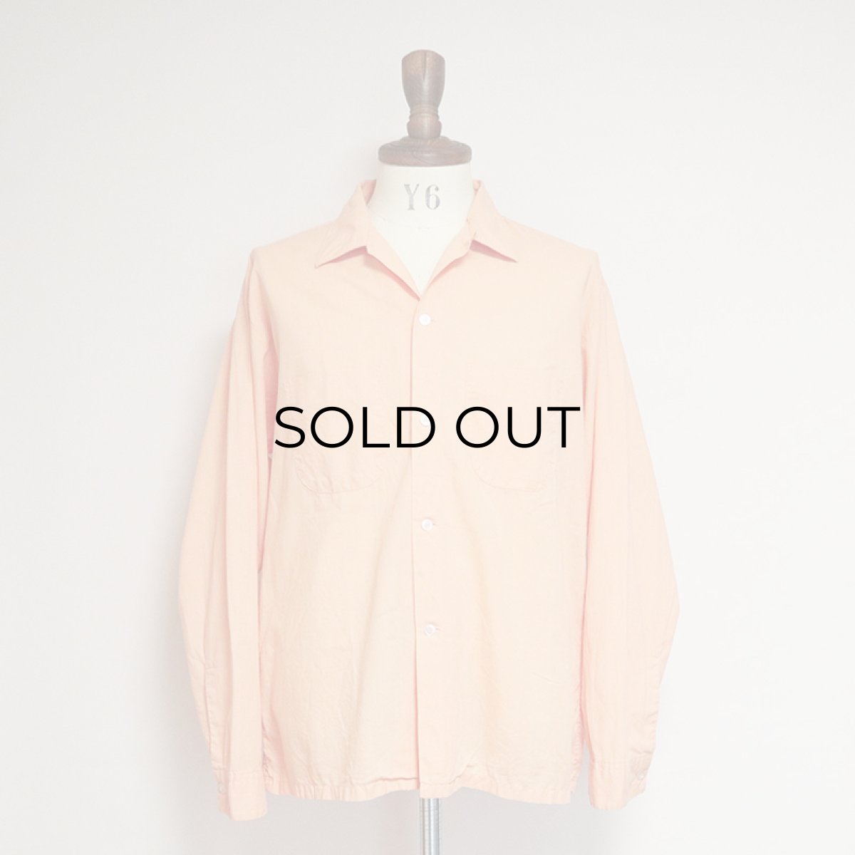 画像9: 60's Manhattan COTTON BOX SHIRT "OVER DYE" (9)