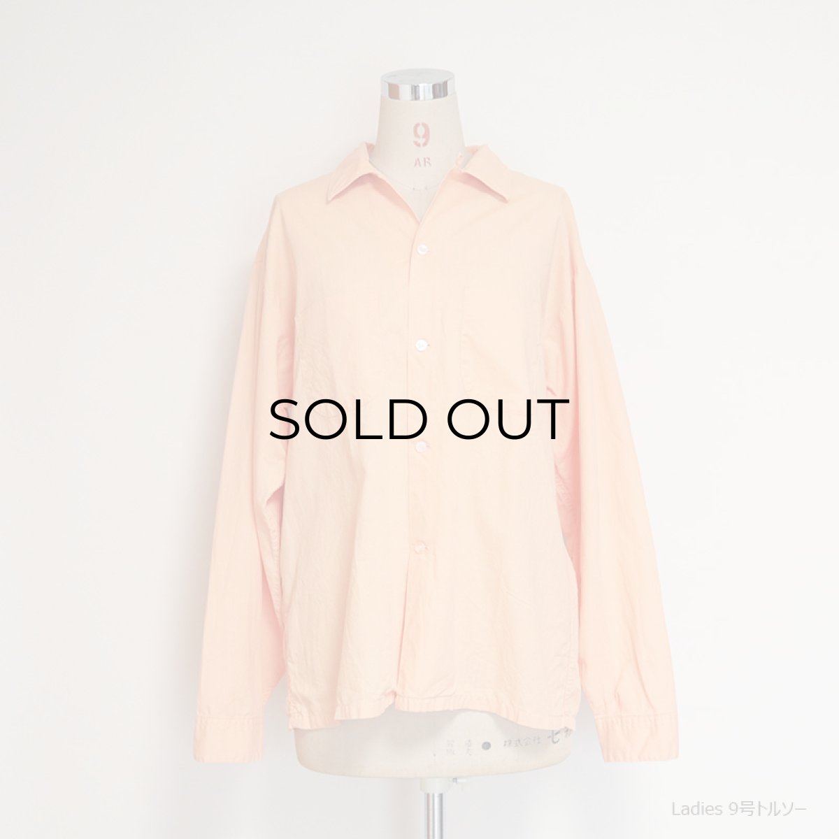 画像10: 60's Manhattan COTTON BOX SHIRT "OVER DYE" (10)