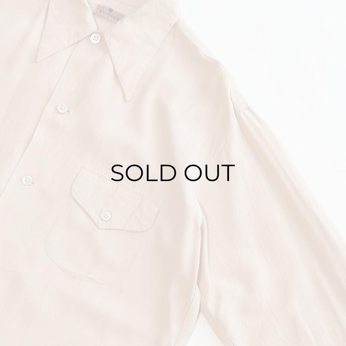 画像3: 〜50's WILSON BROTHERS "SKIPPER" RAYON BOX SHIRT (3)