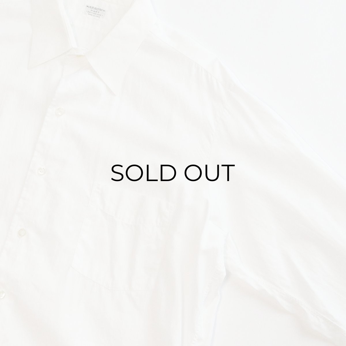 画像3: 〜60's ARROW COTTON BROAD DRESS SHIRT (3)