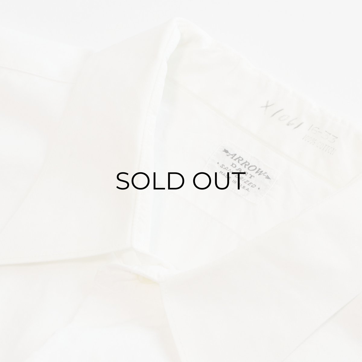 画像5: 〜60's ARROW COTTON BROAD DRESS SHIRT (5)