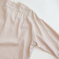 画像6: 〜50's VANTELLA COTTON STRIPE COLLARLESS DRESS SHIRT "MADE IN ENGLAND" (6)