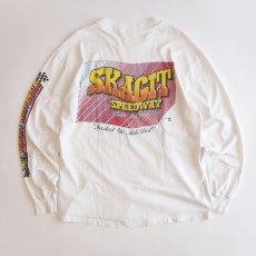 画像2: 80's UNKNOWN BRAND COTTON W-PRINT L/S TEE "Super Durt Cup '86" (2)